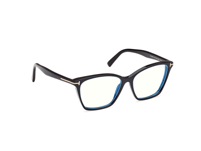 Tom Ford FT5949-B Brillestel (Form: Cat Eye - Farve: Sort)