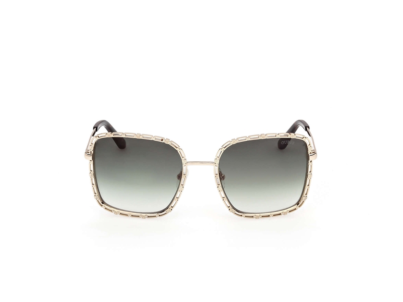 GUESS GU00296 Solbrille (Form: Firkantet - Farve: Guld)