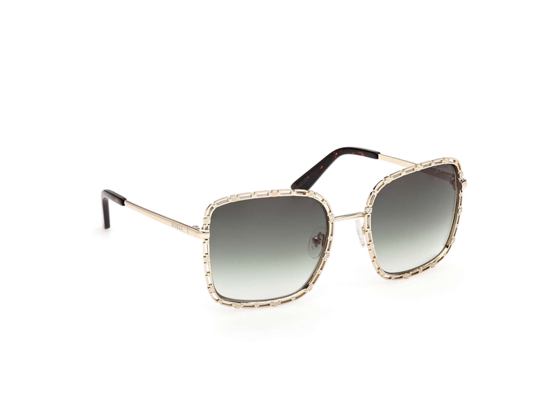 GUESS GU00296 Solbrille (Form: Firkantet - Farve: Guld)