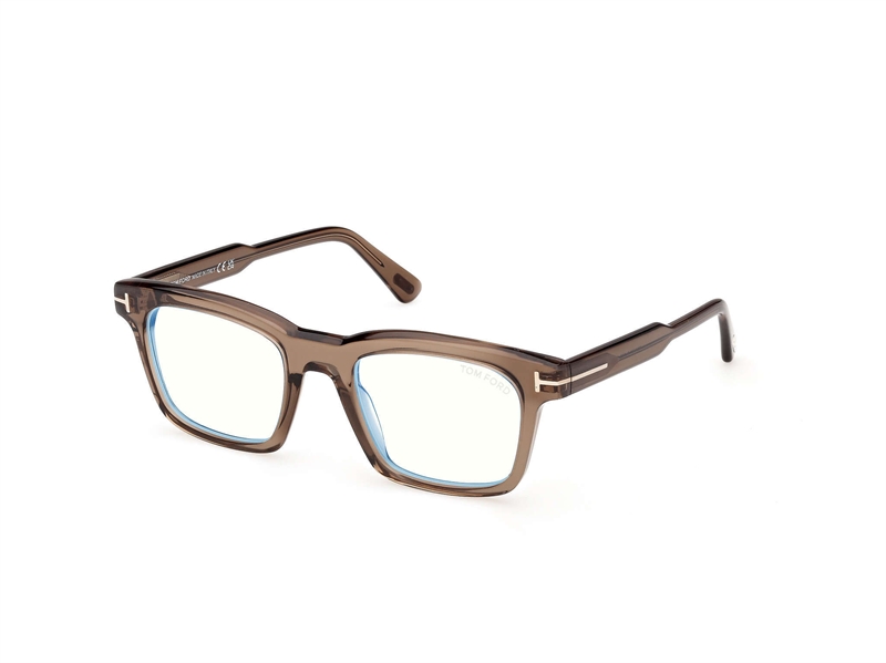 TOM FORD FT6122-B Brillestel (Form: Firkantet - Farve: Brun)