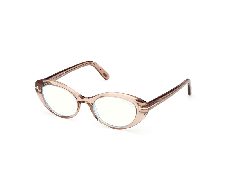 Tom Ford FT6092-B Brillestel (Form: Oval - Farve: Brun)