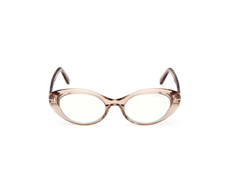 Tom Ford FT6092-B Brillestel (Form: Oval - Farve: Brun)