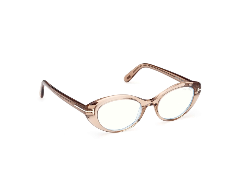 Tom Ford FT6092-B Brillestel (Form: Oval - Farve: Brun)