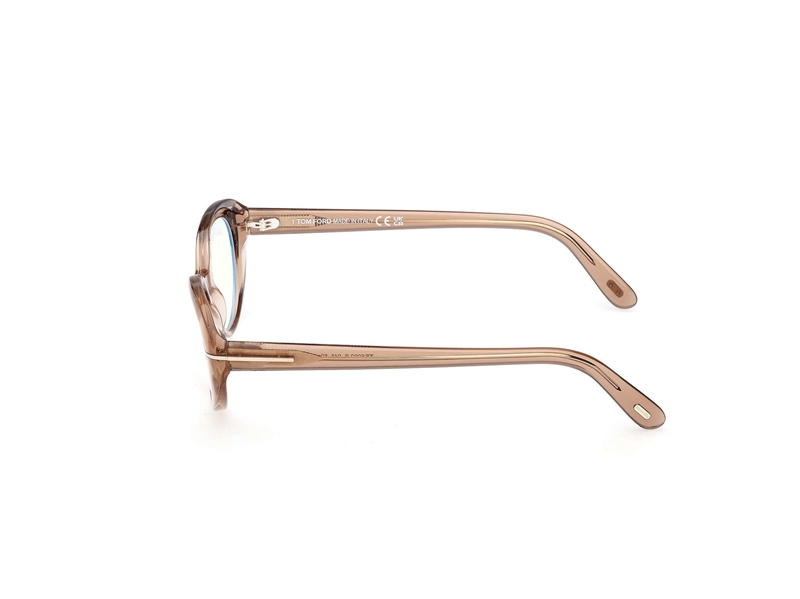 Tom Ford FT6092-B Brillestel (Form: Oval - Farve: Brun)