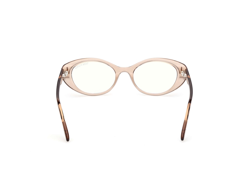 Tom Ford FT6092-B Brillestel (Form: Oval - Farve: Brun)