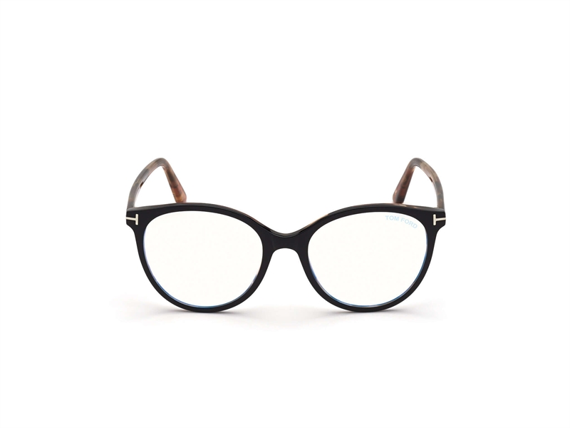 Tom Ford FT5742-B Brillestel (Form: Rund - Farve: Sort)