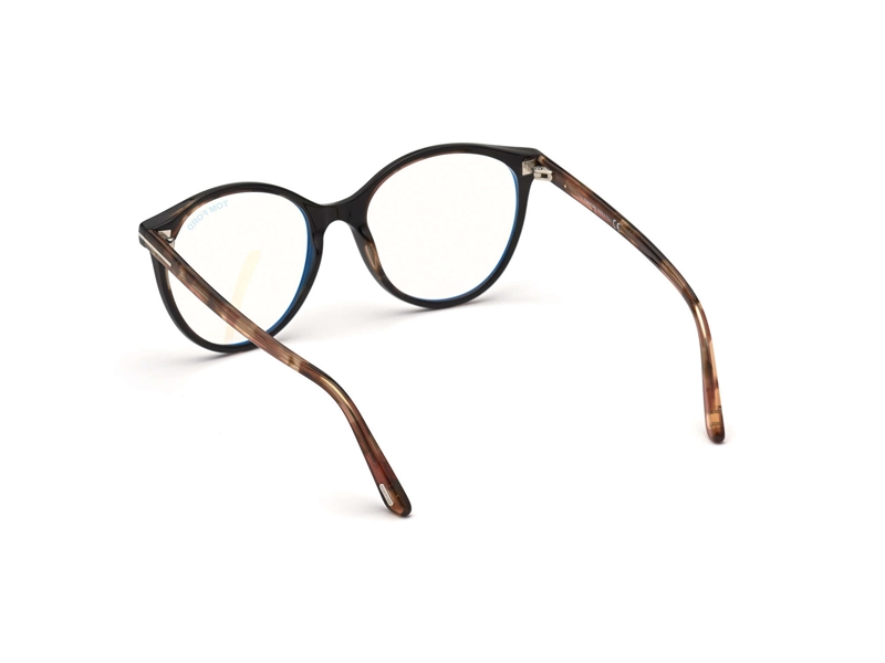 Tom Ford FT5742-B Brillestel (Form: Rund - Farve: Sort)