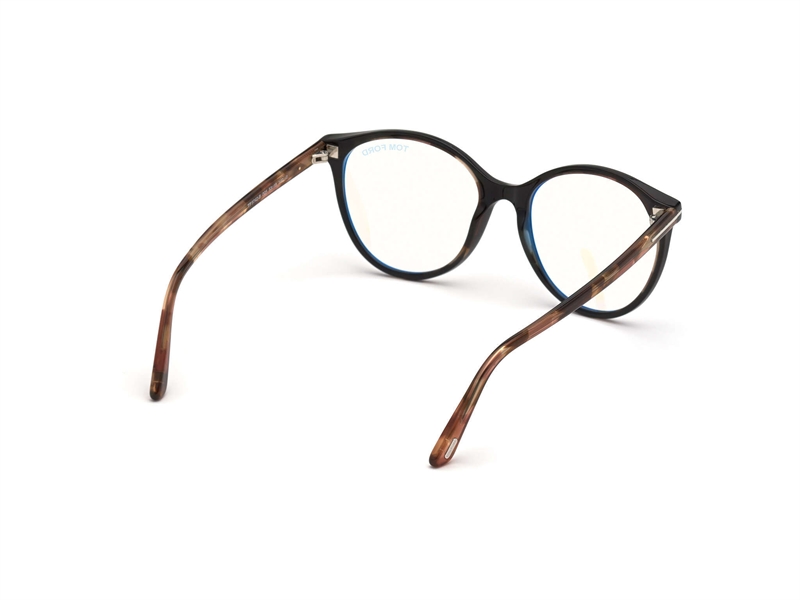 Tom Ford FT5742-B Brillestel (Form: Rund - Farve: Sort)