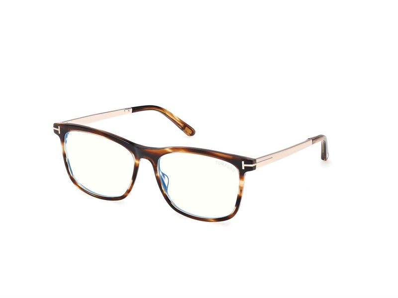 Tom Ford FT6038-B Brillestel (Form: Firkantet - Farve: Havana)