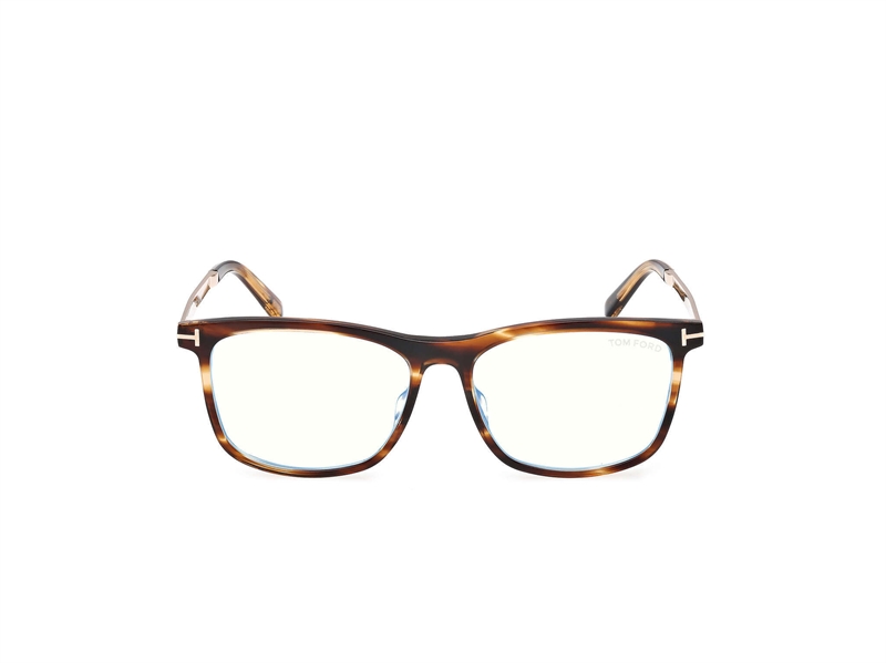 Tom Ford FT6038-B Brillestel (Form: Firkantet - Farve: Havana)