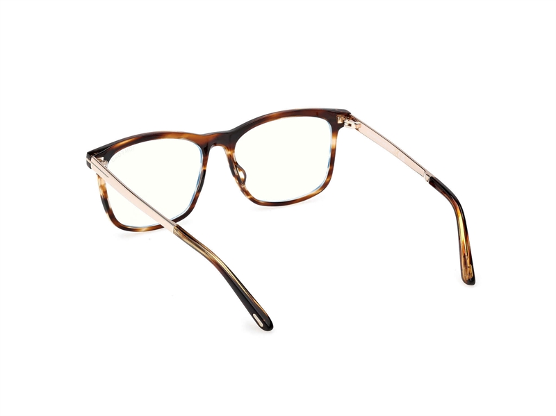 Tom Ford FT6038-B Brillestel (Form: Firkantet - Farve: Havana)