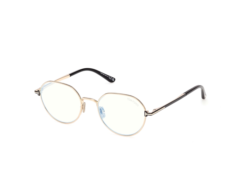 TOM FORD FT6127-B Brillestel (Form: Rund - Farve: Pink)