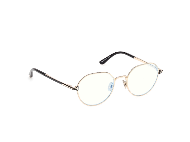 TOM FORD FT6127-B Brillestel (Form: Rund - Farve: Pink)