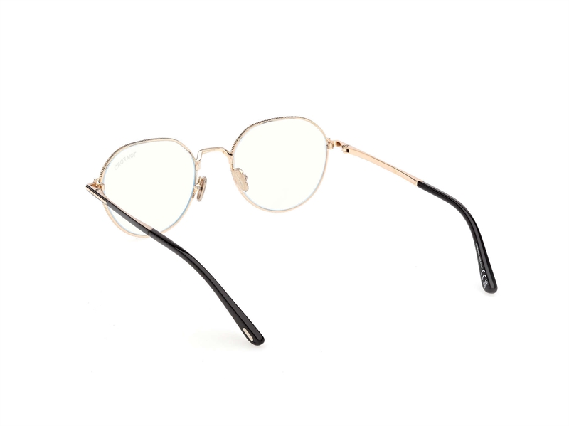 TOM FORD FT6127-B Brillestel (Form: Rund - Farve: Pink)