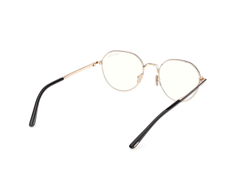 TOM FORD FT6127-B Brillestel (Form: Rund - Farve: Pink)