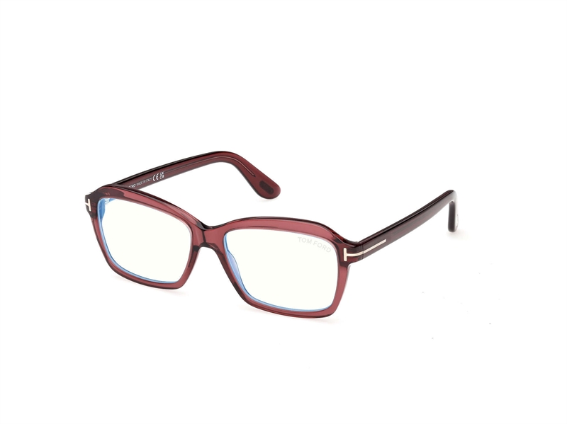 TOM FORD FT6129-B Brillestel (Form: Firkantet - Farve: Rød)