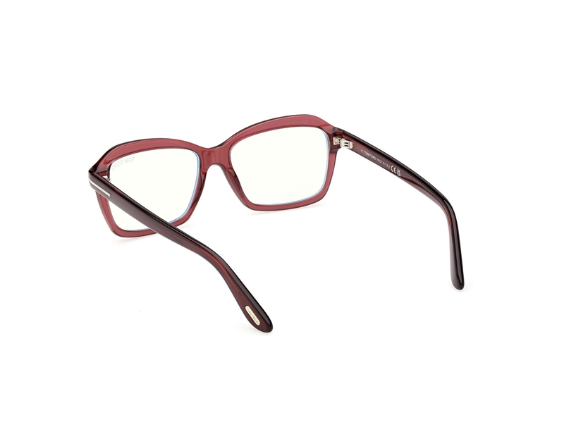 TOM FORD FT6129-B Brillestel (Form: Firkantet - Farve: Rød)