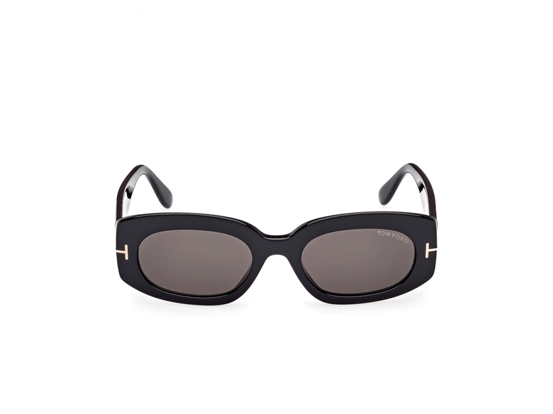 Tom Ford FT1187 Solbrille (Form: Oval - Farve: Sort)