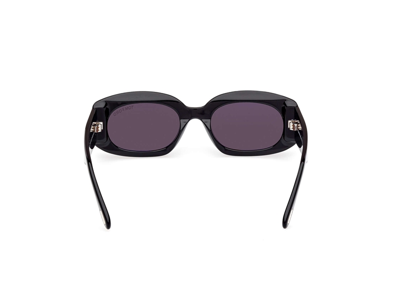 Tom Ford FT1187 Solbrille (Form: Oval - Farve: Sort)