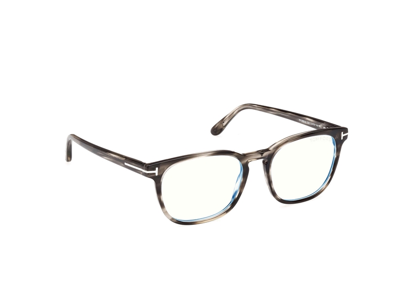 Tom Ford FT5868-B Brillestel (Form: Firkantet - Farve: Grå)