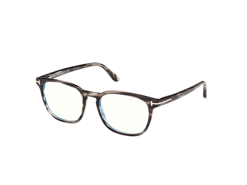 Tom Ford FT5868-B Brillestel (Form: Firkantet - Farve: Grå)