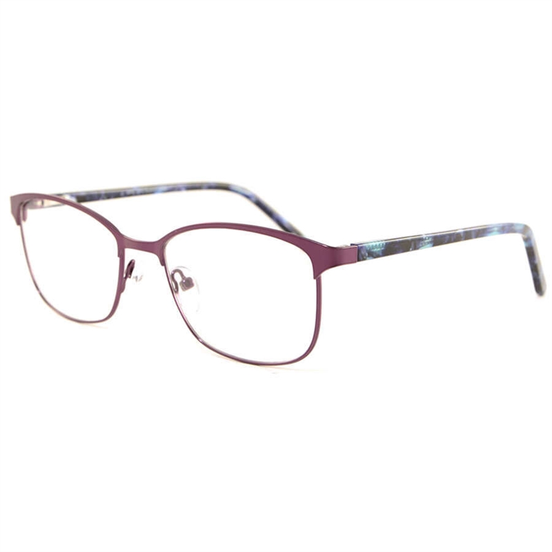 NPS 3164 Brillestel (Form: Firkantet - Farve: Lilla)