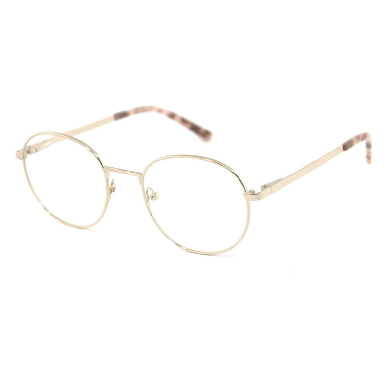 NPS 3178 Brillestel (Form: Rund - Farve: Guld)
