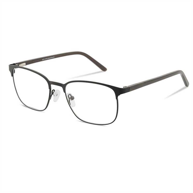NPS 3183 Brillestel (Form: Firkantet - Farve: Sort)