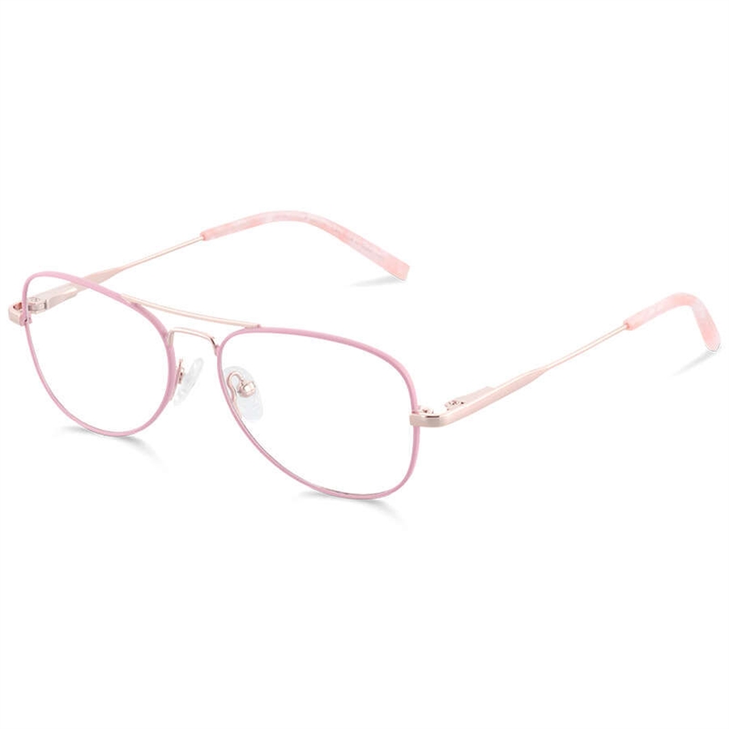 Young 2212 Brillestel (Form: Pilot - Farve: Pink)