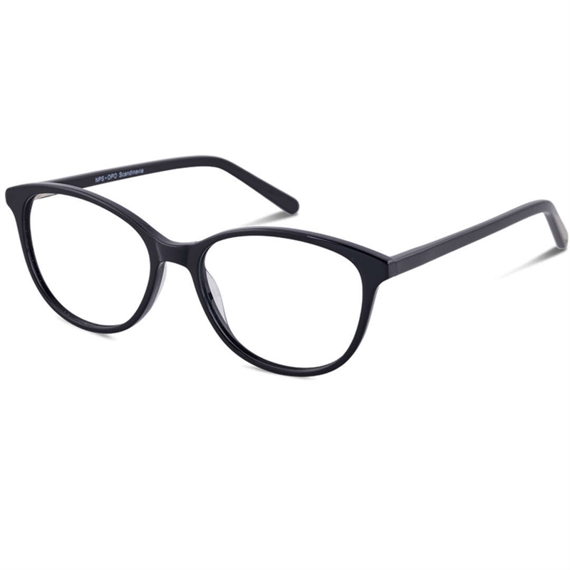 NPS 2031 Brillestel (Form: Oval - Farve: Sort)