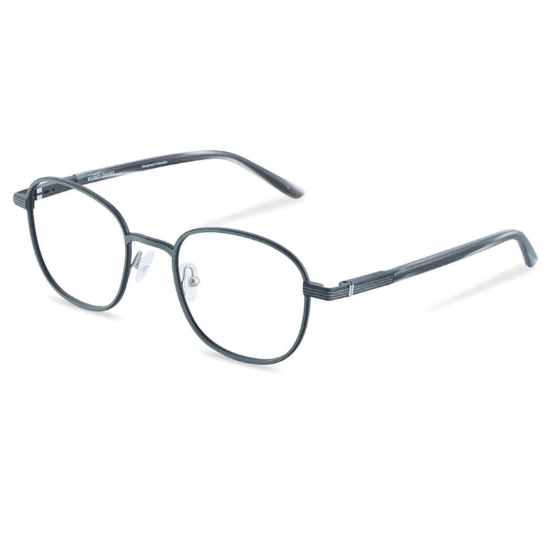 KunoQvist STROVERT Brillestel (Form: Rund - Farve: Grøn)