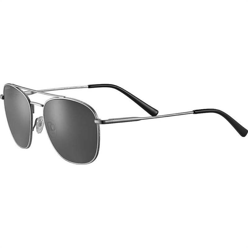 Serengeti CARROLL LARGE Solbrille (Form: Firkantet - Farve: Sølv)