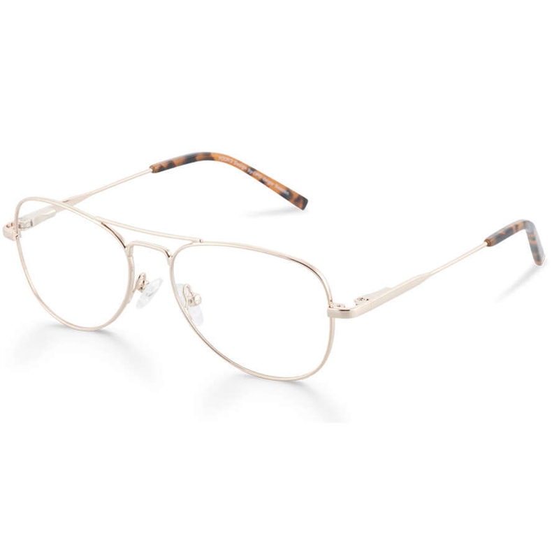 Young 2213 Brillestel (Form: Pilot - Farve: Guld)