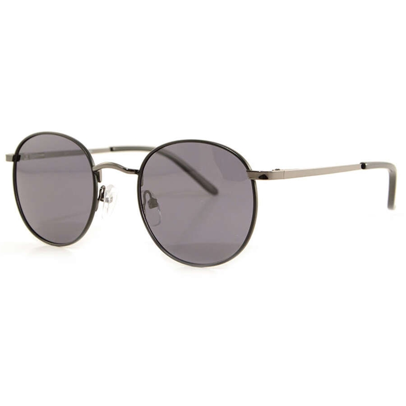 NPS 302 Solbrille (Form: Rund - Farve: Sort)
