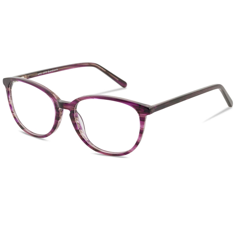 NPS 2035 Brillestel (Form: Oval - Farve: Lilla)