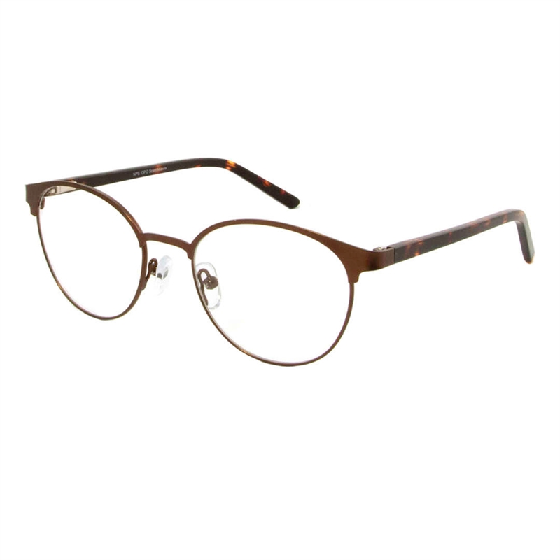 NPS 3193 Brillestel (Form: Rund - Farve: Brun)