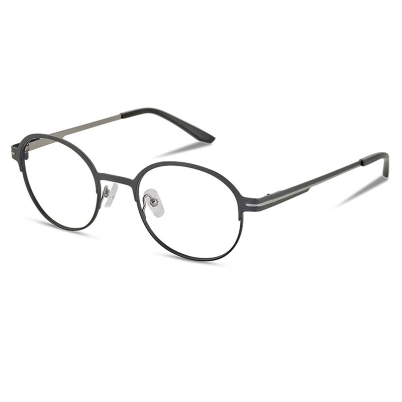 F22 A038 Brillestel (Form: Rund - Farve: Sort)