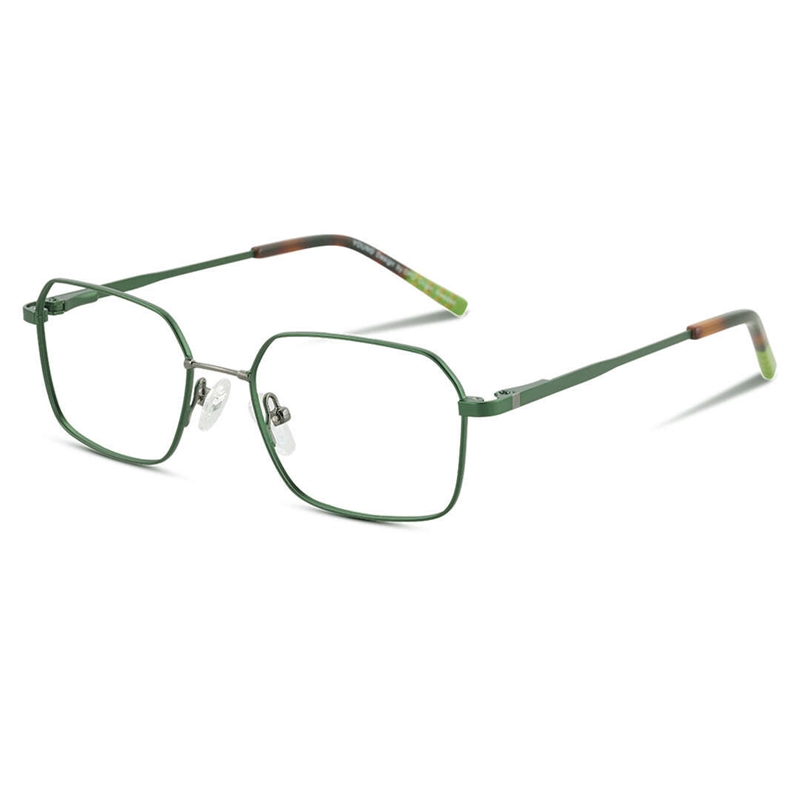 Young 2227 Brillestel (Form: Firkantet - Farve: Grøn)