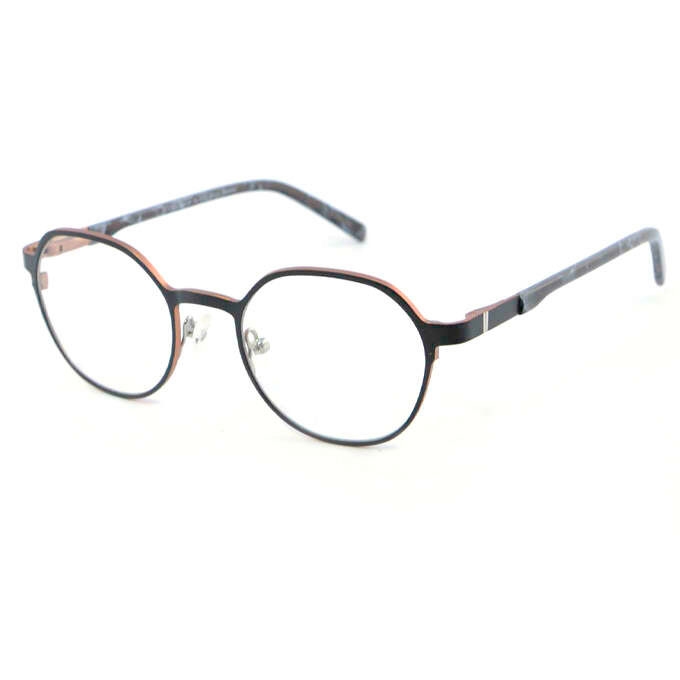 Young 2223 Brillestel (Form: Rund - Farve: Sort)