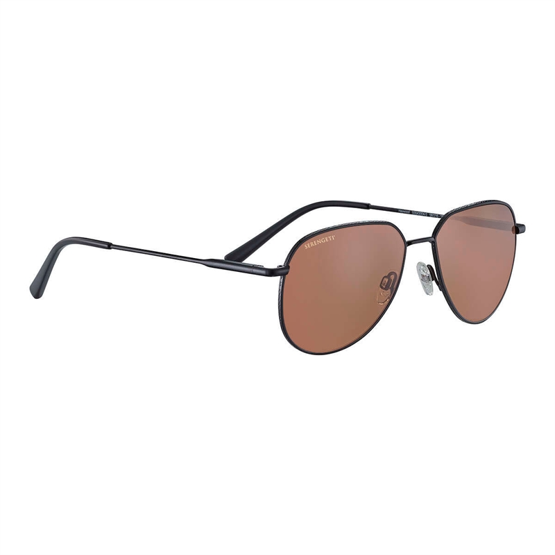 Serengeti HAYWOOD Solbrille (Form: Pilot - Farve: Sort)