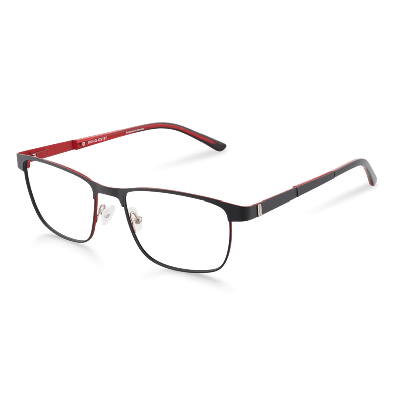 KunoQvist DROSKA Brillestel (Form: Firkantet - Farve: Sort)