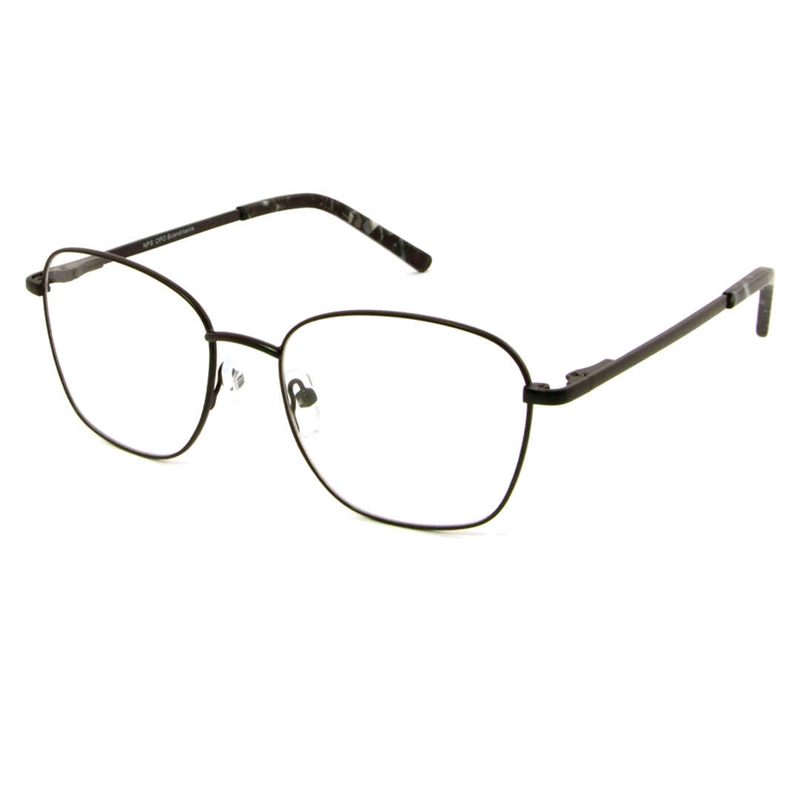 NPS 3187 Brillestel (Form: Firkantet - Farve: Sort)