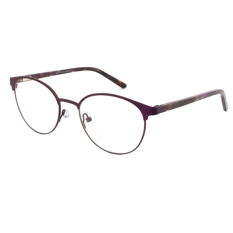 NPS 3193 Brillestel (Form: Rund - Farve: Lilla)