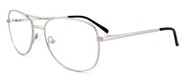 NPS 726 Brillestel (Form: Pilot - Farve: Sølv)
