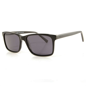 NPS 205 Solbrille (Form: Firkantet - Farve: Sort)