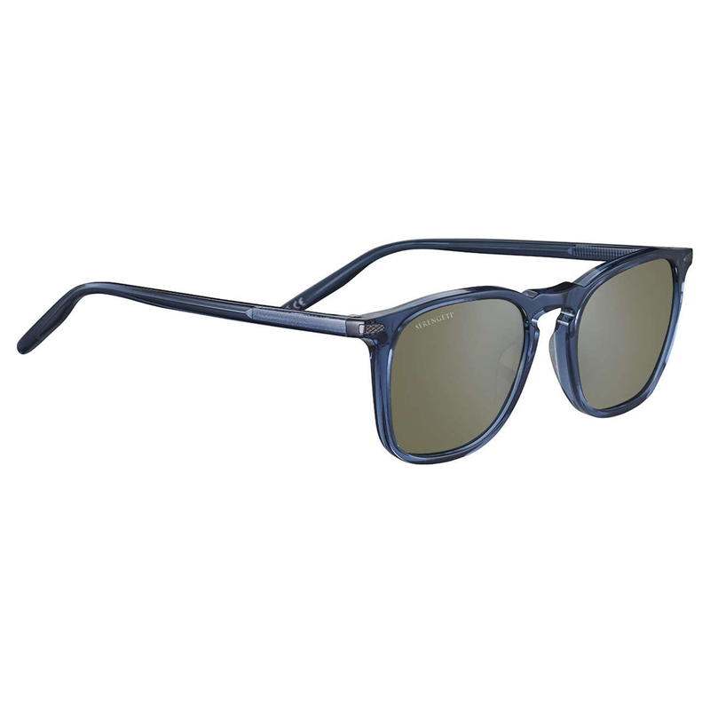Serengeti DELIO Solbrille (Form: Firkantet - Farve: Blå)