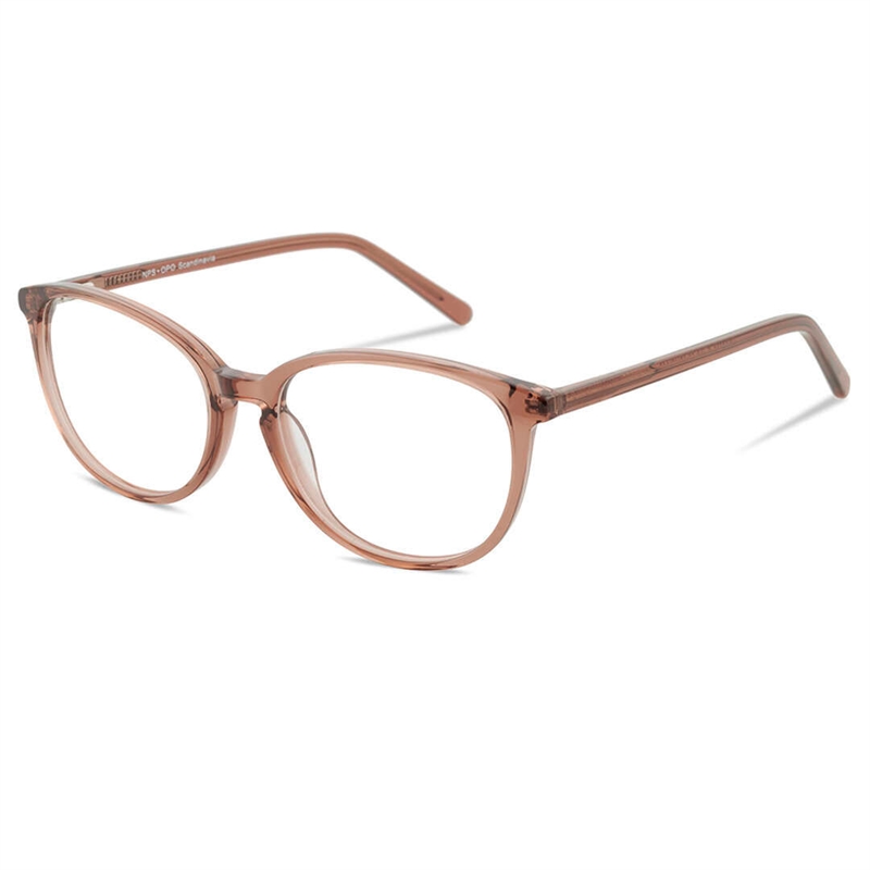 NPS 2035 Brillestel (Form: Oval - Farve: Brun)