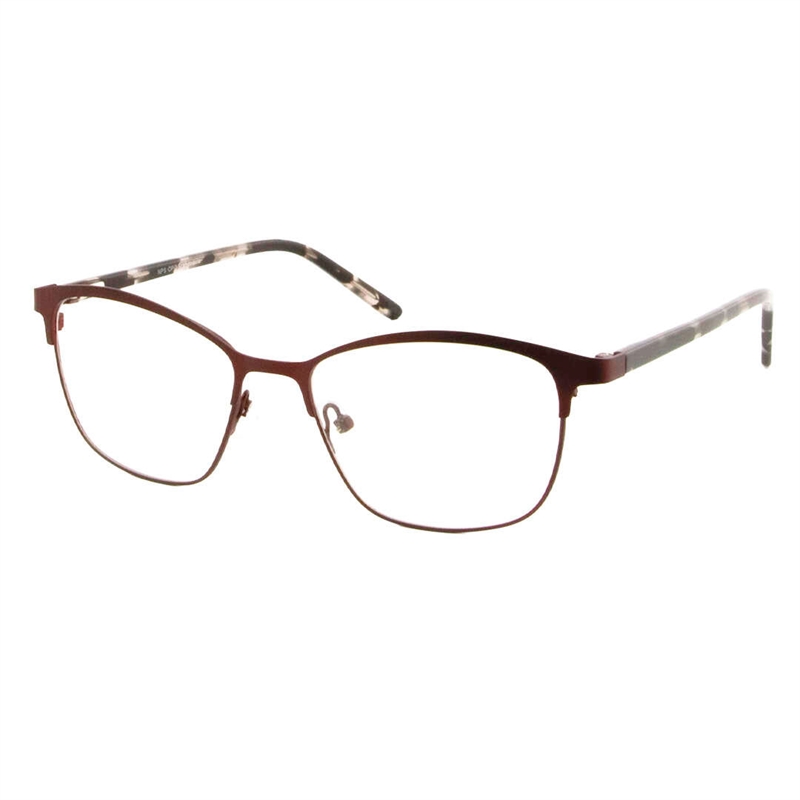 NPS 3188 Brillestel (Form: Oval - Farve: Rød)