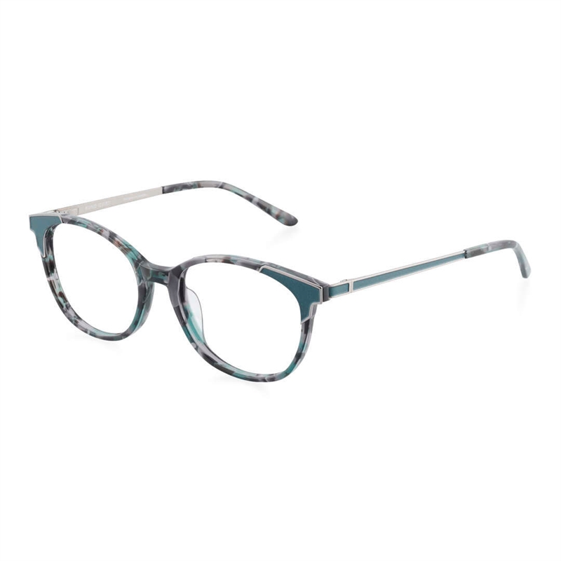 KunoQvist INGSOL Brillestel (Form: Rund - Farve: Blå)