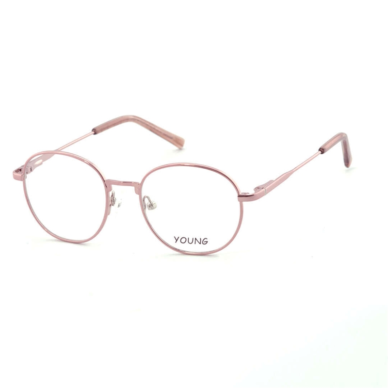 Young 2224 Brillestel (Form: Rund - Farve: Pink)